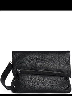 Hammitt
VIP Medium Fold-Over Gunmetal Studded Crossbody Bag